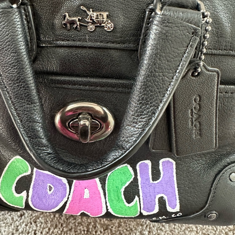 Coach Rhyder Satchel Bag-Customized - Picture 15 of 16